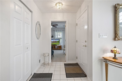 Ceramic Tile in the entry, coat closet across from the front door for convenience and 2nd bedroom in front of the home.