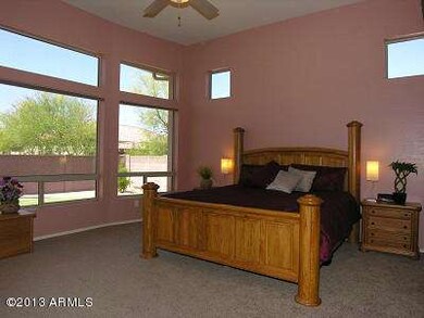 Expansive windows in Master retreat