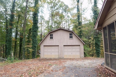 Garage featuring a garage