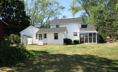 Rear facing of the home.