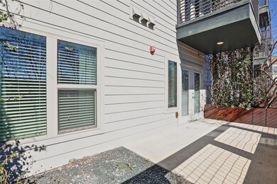 View of patio / terrace with a balcony