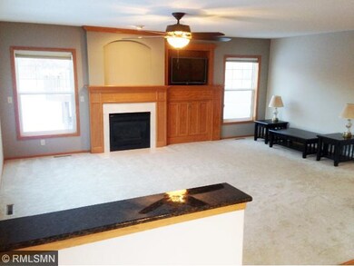 Gas fireplace with built in media center and in ce