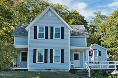 An expansive New England style home