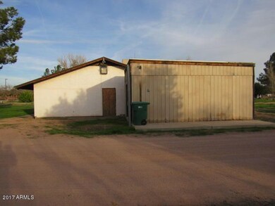 West side of house