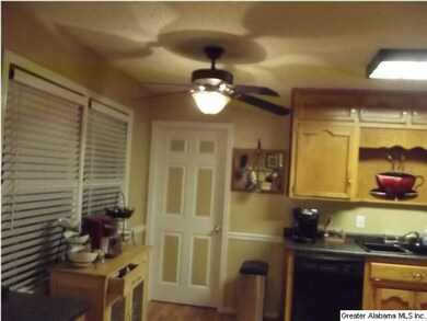 Kitchen has lots of space.
