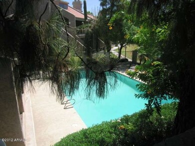 Pool from front door