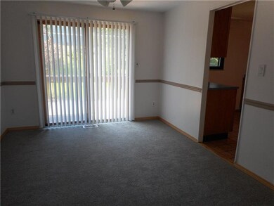 Dining room leading to deck