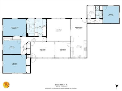 View of floor plan / room layout - garage is not shown