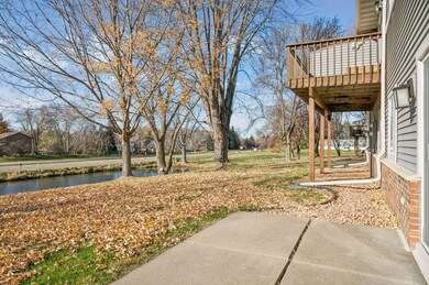 Back patio view toward the pond.