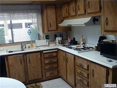 Kitchen is bright thanks to the skylight.  Plenty 