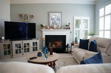 Living room with GAS FIREPLACE