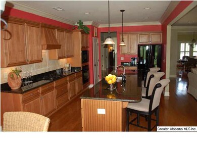 This picture shows the entire kitchen - central to
