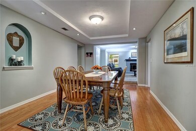 Dining Room with View of Living Room