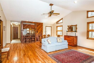 Bedrooms are to the left and down the hall and the
