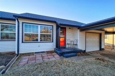 View of front of home featuring an attached garage
