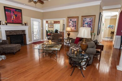 Great room with gas fireplace