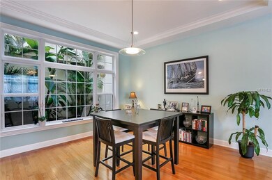 Generous Dining room overlooking the interior Lana