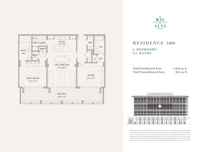 The May Floor Plan - Residence 500