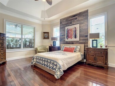 Master Bedroom with wall feature