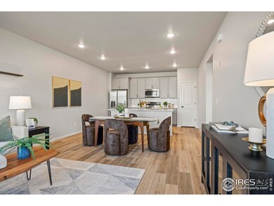 Bright, open layout with a welcoming front living room that flows into a gourmet kitchen.