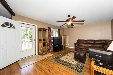 brand new front door leading into family room