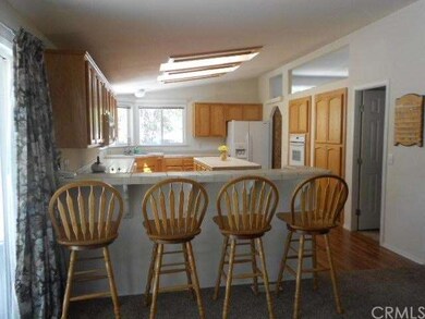 View of kitchen from family room