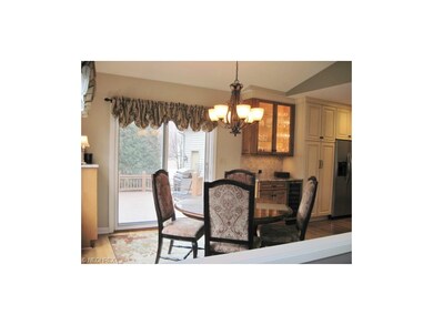 From the breakfast nook, you can access the deck t