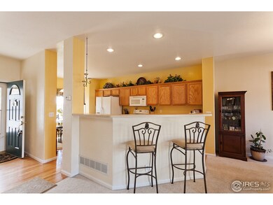 Kitchen with bar