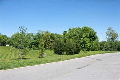 View from garage over looking common green space