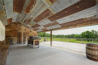 Covered Patio Photo booth in Far corner