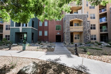 Front view of Building 68, mid rise condo and one