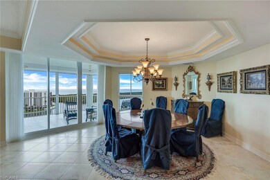 Dining area with views of the gulf.
