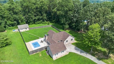 Aerial view of property