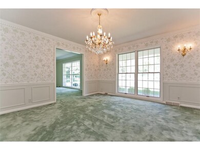 Elegant 15 X 13 Formal Dining room with Italian Ch