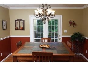 Dining Room w French Doors