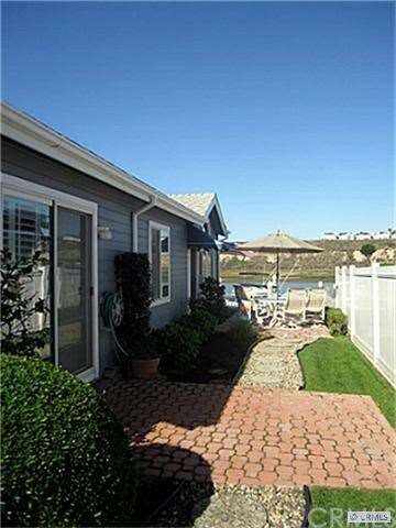 Side yard and patio.