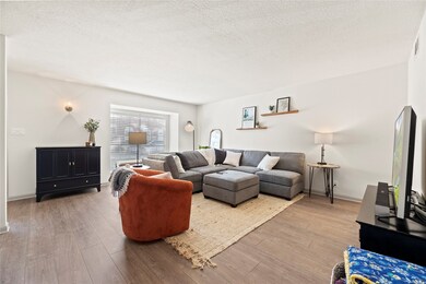 natural light flows in to give the space a warm we