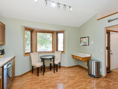 Space for a table and desk area in kitchen.