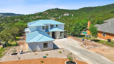 View of subject property featuring a mountainous 