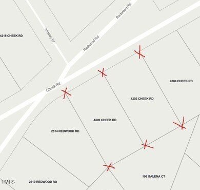 Map of 4300 & 4302 Cheek Road