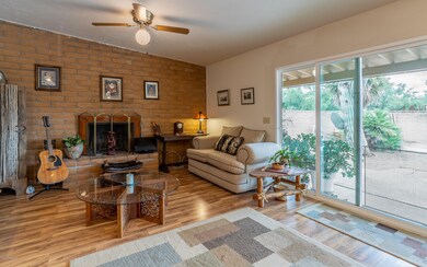Living Area with Fireplace