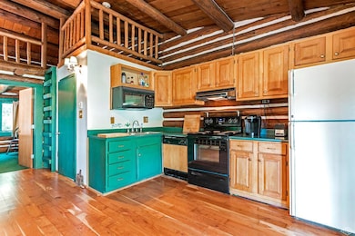 Vintage Cabin with beautiful wood floors