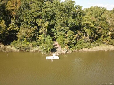 Dock on Mill Creek with place to trailer boat in to right of dock