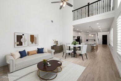 Living, Dining and kitchen.