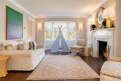 Living Room with Bay Window