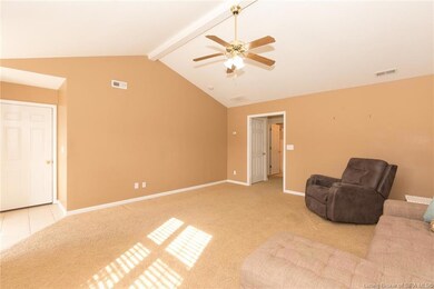 Ceiling fan in Living room.