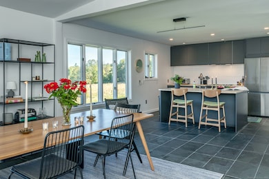 Center island with counter stools