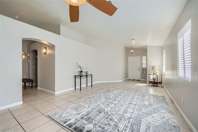 Vaulted Ceiling in LivingRoom/Diningroom With Tile