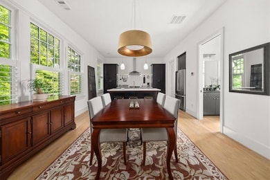 Exquisite window designs enhance the architecture while also flood the interior with natural light.