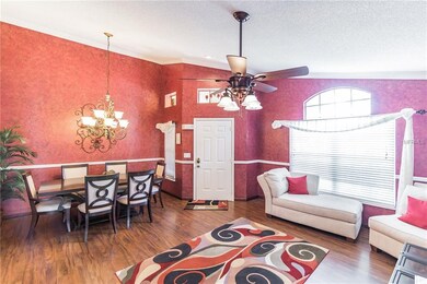 Nicely appointed living/dining room.